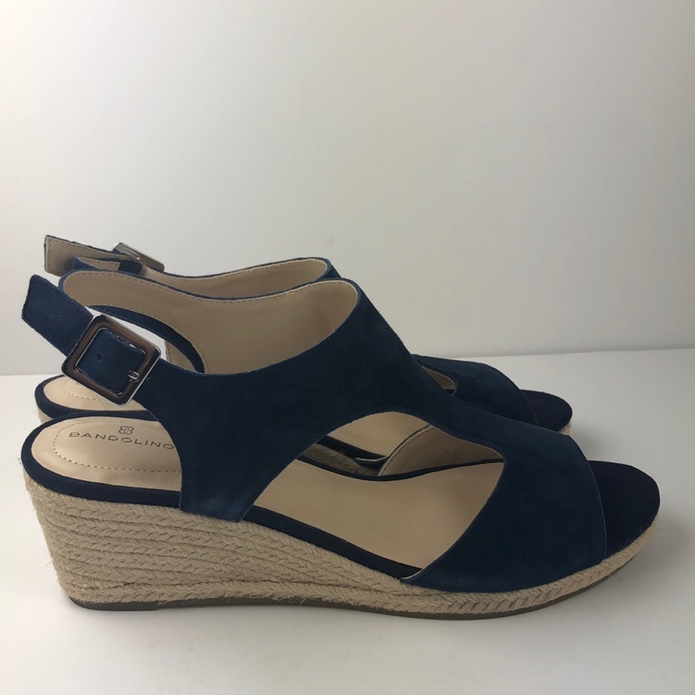 NEW Bandolino Natasha Espadrille Wedges 9.5 - Picture 3 of 9
